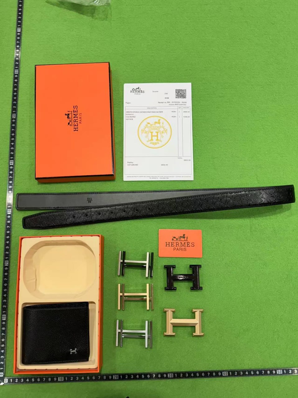 Brand belt wallet gift box