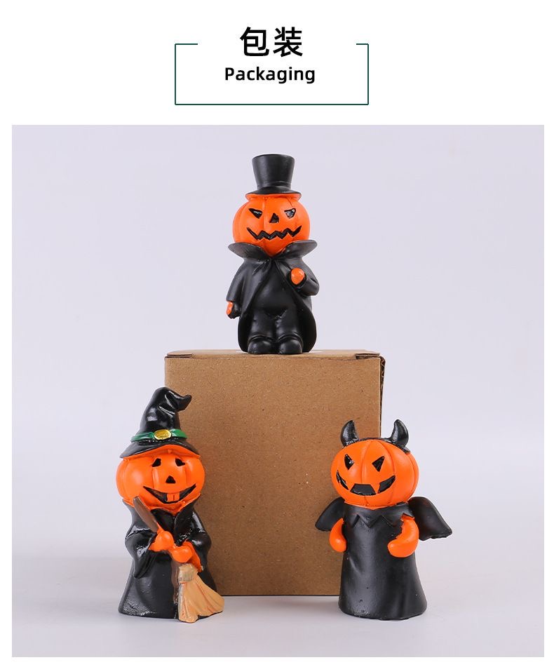 Halloween pumpkin devil