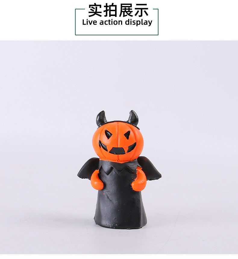 Halloween pumpkin devil