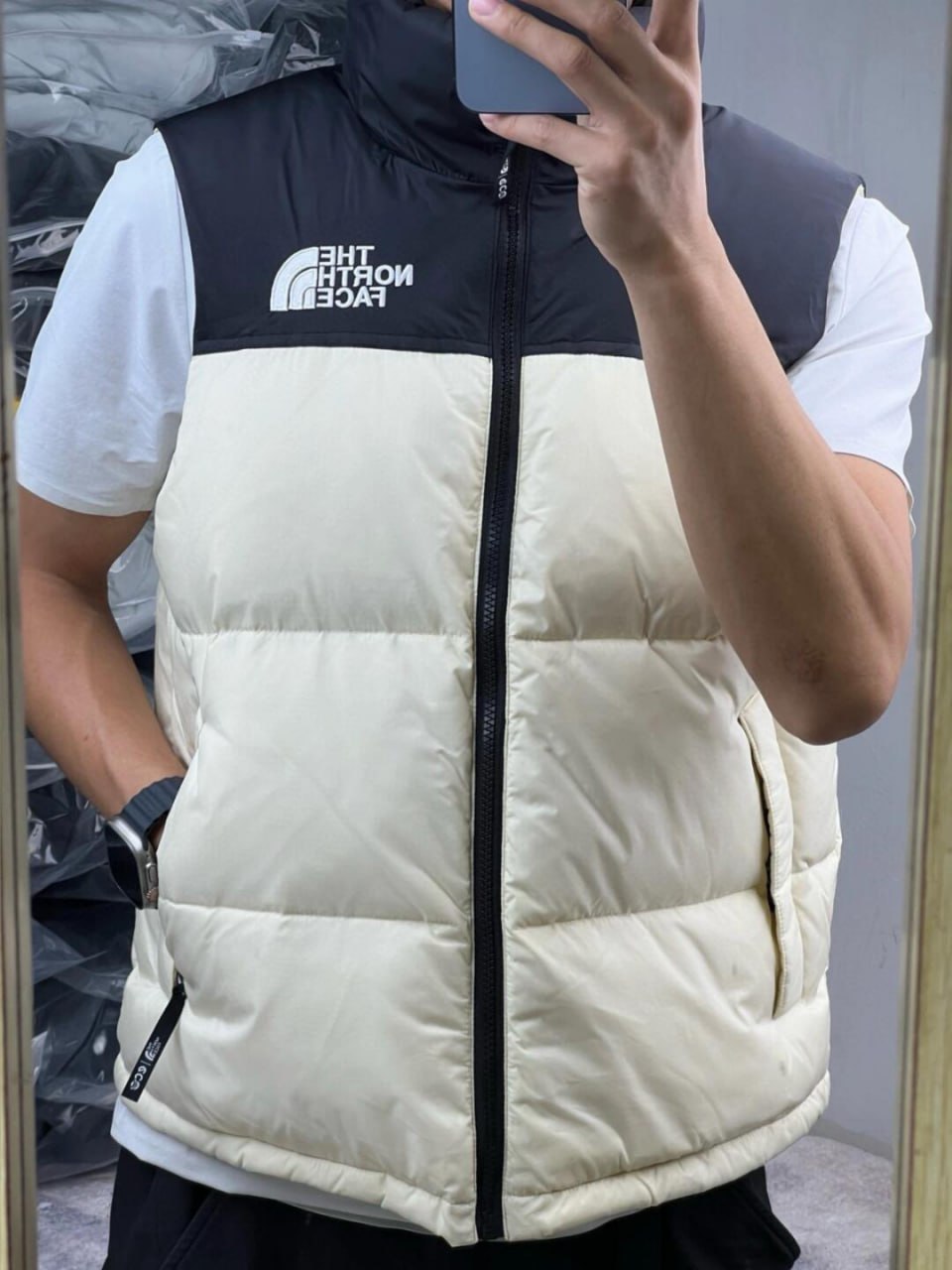The North Face down jacket vest
